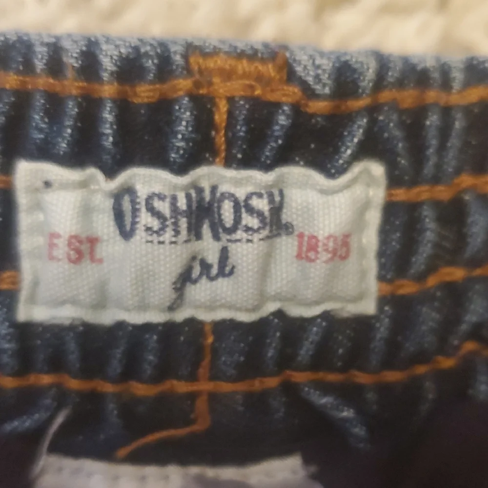 5 For 25$‎ Oshkosh Denim Skirt Girls Size 4 Blue